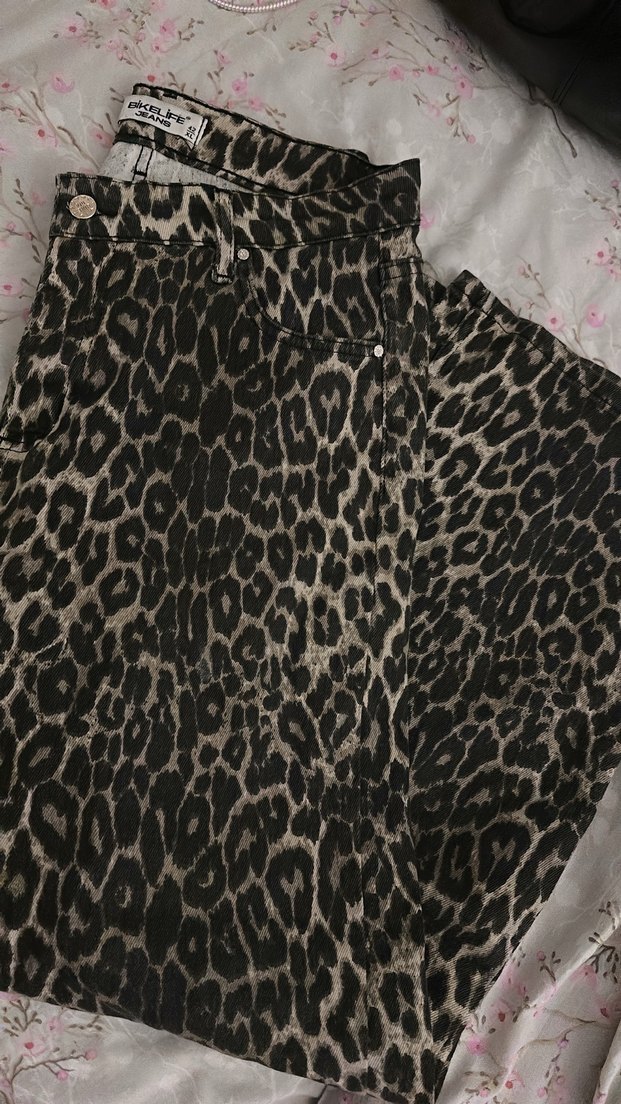 Leopar Kadın Pantolon - Görsel 2