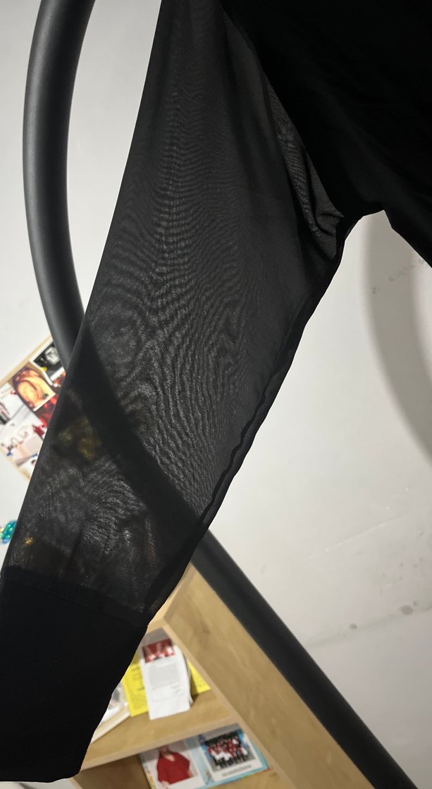 Siyah Leopar Desenli Goth Bluz - Görsel 2