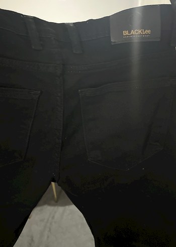 Erkek Siyah Regular Fit Denim Jean - Görsel 5