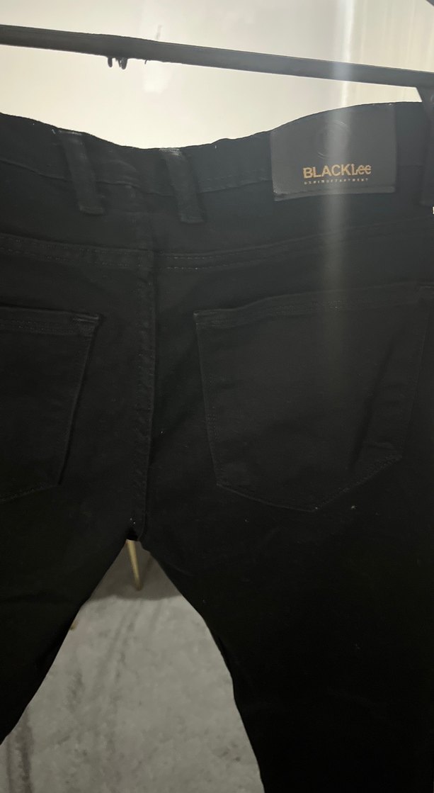 Erkek Siyah Regular Fit Denim Jean - Görsel 5