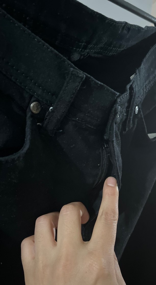 Erkek Siyah Regular Fit Denim Jean - Görsel 4