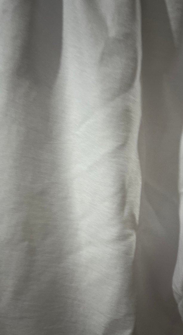 Beyaz Keten Rahat Kesim Kadın Pantolon - Görsel 2