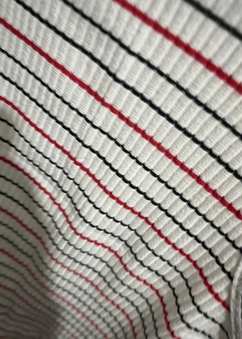 Noa&Noa Beyaz Çizgili Mini Atlet - Görsel 2