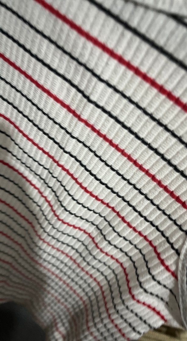 Noa&Noa Beyaz Çizgili Mini Atlet - Görsel 2