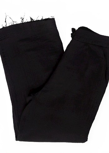 Siyah müslin pantolon