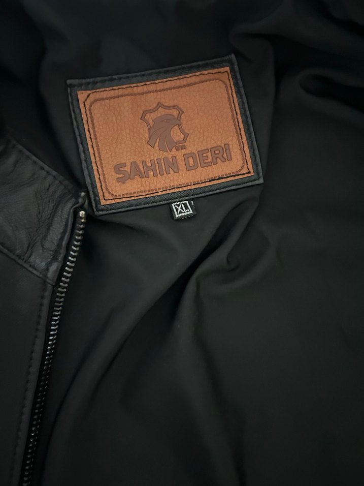 %100 Erkek deri ceket - Görsel 3