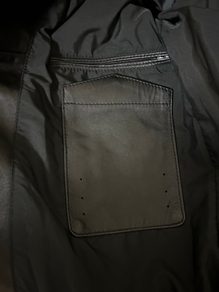 %100 Erkek deri ceket - Görsel 4