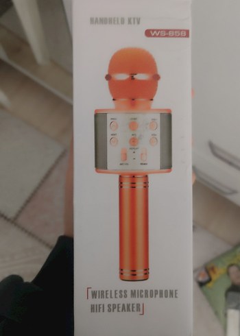 Sarı Mikrofon Altın Kafesli - Görsel 4