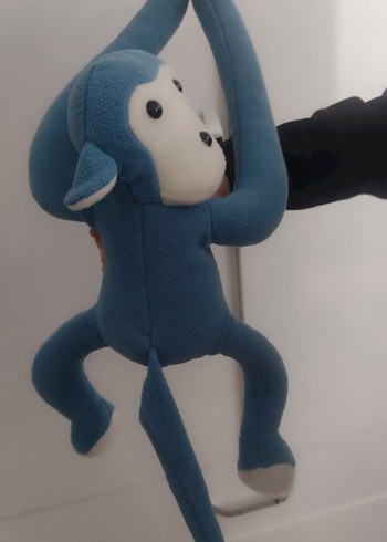 Mavi  Peluş Maymun Oyuncak - Görsel 2