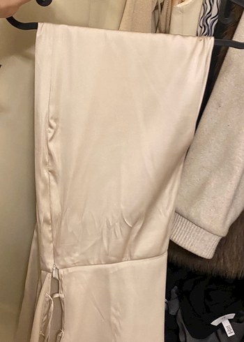 Bej Saten Kadın Etek Pantolon H&M - Görsel 4