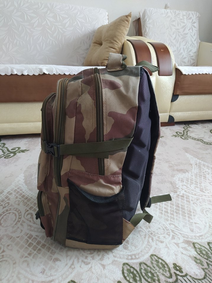 Kahverengi Kamuflaj Erkek Sırt Çantası 45 litre - Görsel 5