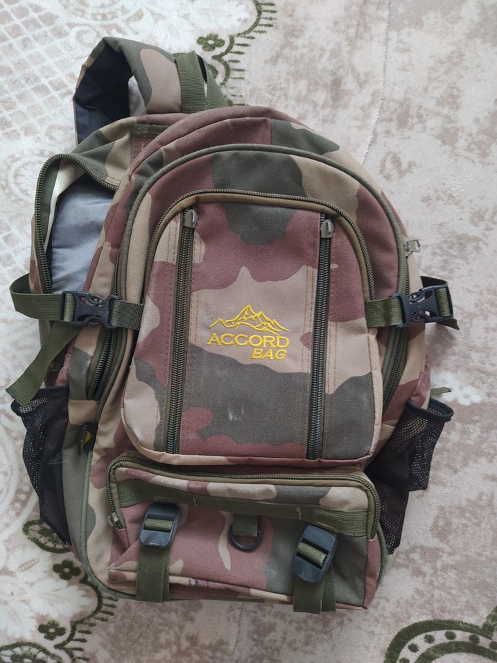 Kahverengi Kamuflaj Erkek Sırt Çantası 45 litre - Görsel 3