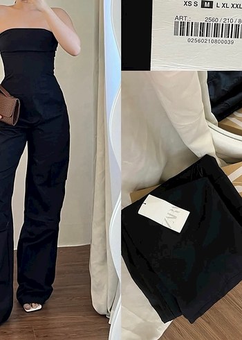 Zara Kadın Siyah Tulum - Görsel 10
