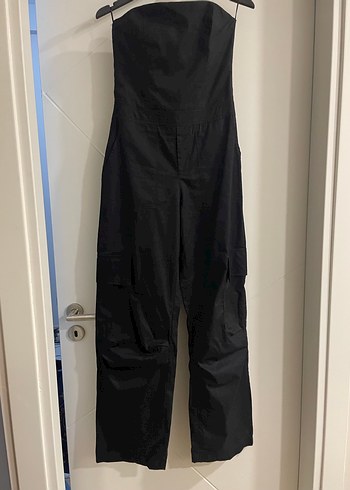 Zara Kadın Siyah Tulum - Görsel 8