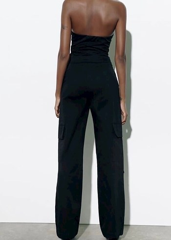 Zara Kadın Siyah Tulum - Görsel 3