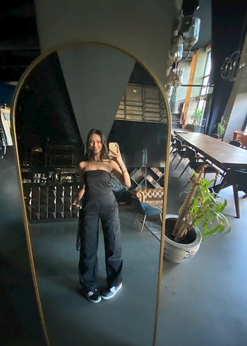 Zara Kadın Siyah Tulum - Görsel 13