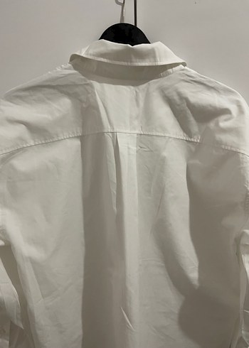 Pull and Bear Beyaz Kadın Gömlek - Görsel 5