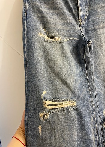 Zara Destroy Yırtık Jean Pantolon - Görsel 2