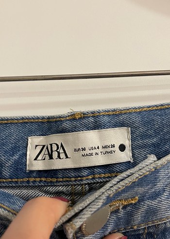 Zara Destroy Yırtık Jean Pantolon - Görsel 5