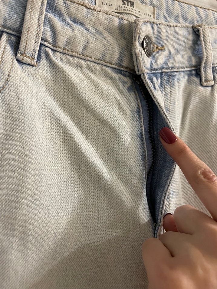 Stradivarius Kadın Jean Pantolon - Görsel 4