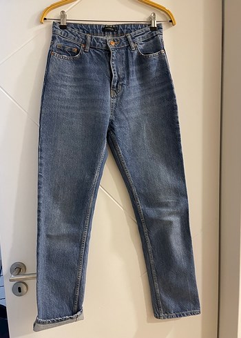 Kadın Mom Jean pantolon - Görsel 3