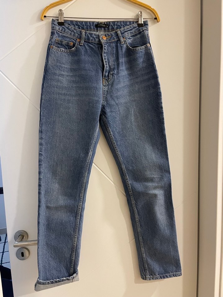 Kadın Mom Jean pantolon - Görsel 3