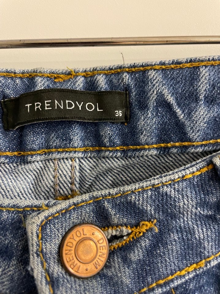 Kadın Mom Jean pantolon - Görsel 4