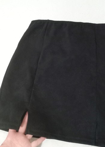 Siyah Mini Kadın Etek - Görsel 2