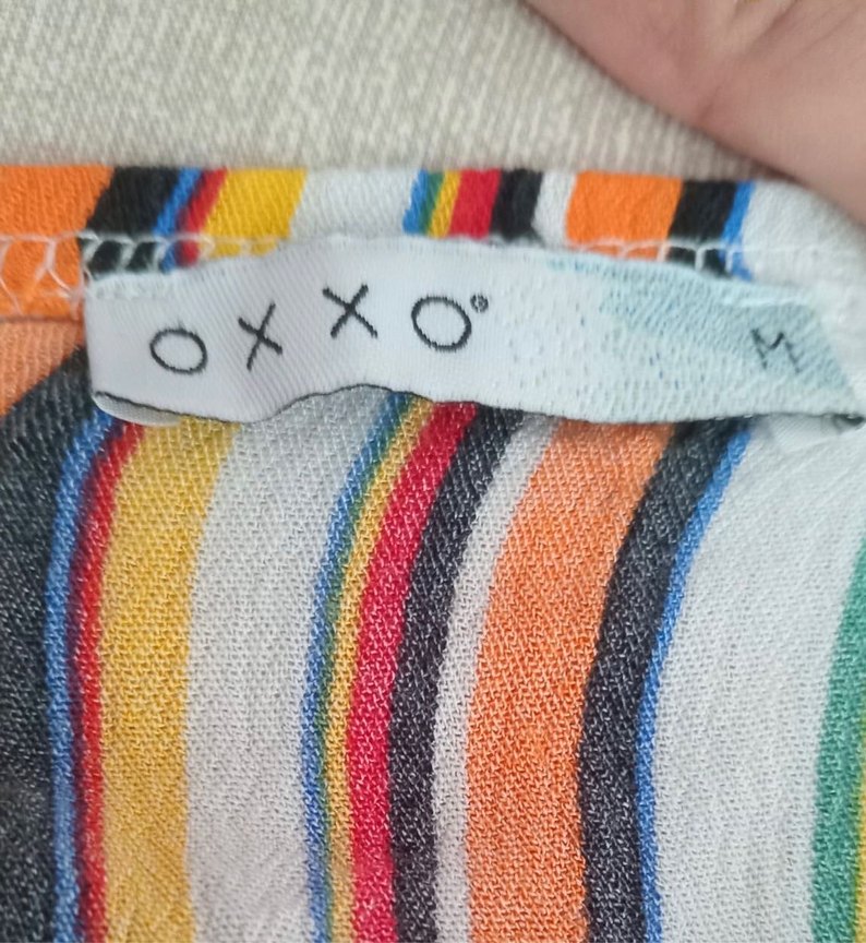 Renkli Püsküllü Bohem Mini Bluz - Görsel 3