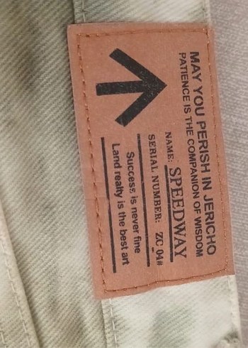 Bej Gri Batik Desenli Salaş Kadın Jean - Görsel 4