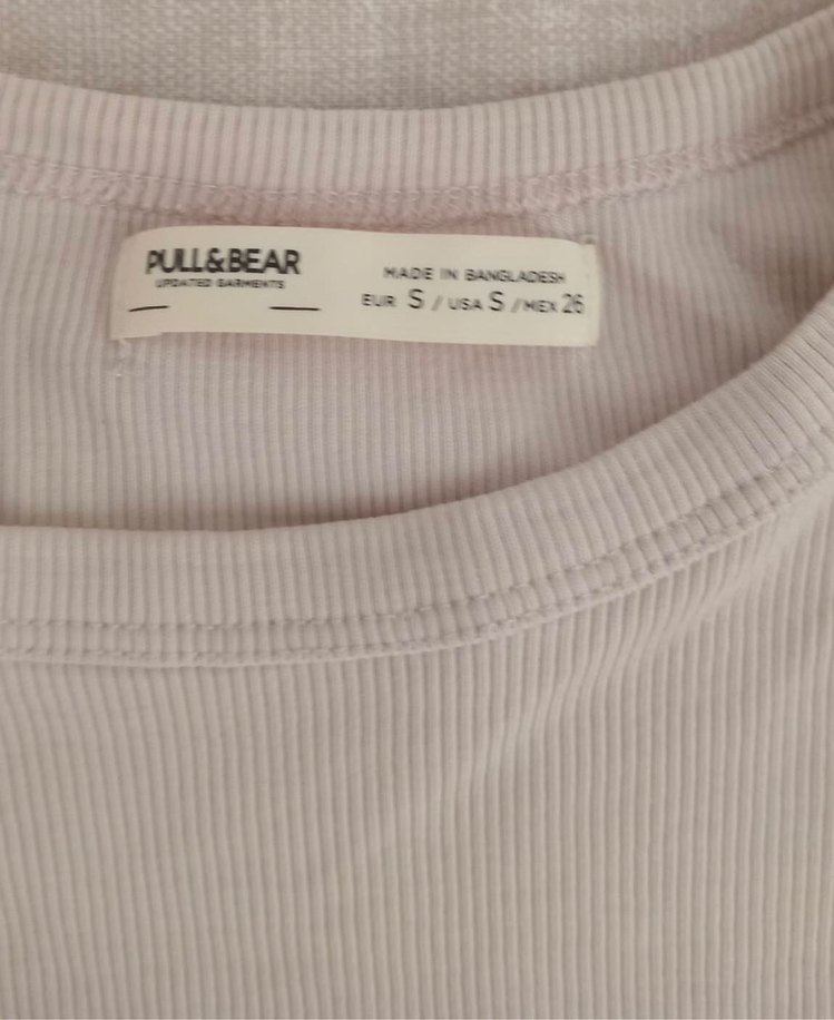 Kadın Bej Keten Kısa Kollu crop - Görsel 2