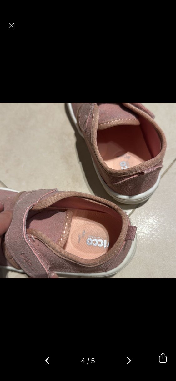 Vicco Kız Bebek Pembe Cırtcırtlı İlk Adım Ayakkabısı - Görsel 3