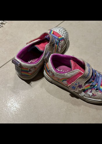 Kız Çocuk Çok Renkli Taşlı Spor Ayakkabı skechers - Görsel 3