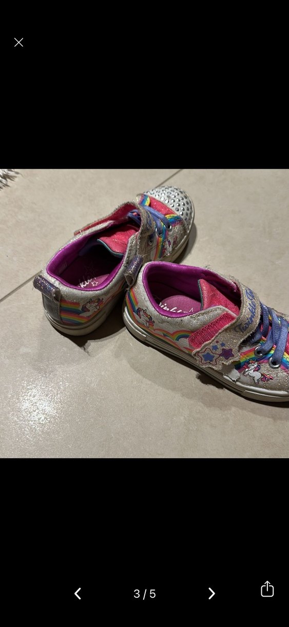 Kız Çocuk Çok Renkli Taşlı Spor Ayakkabı skechers - Görsel 3