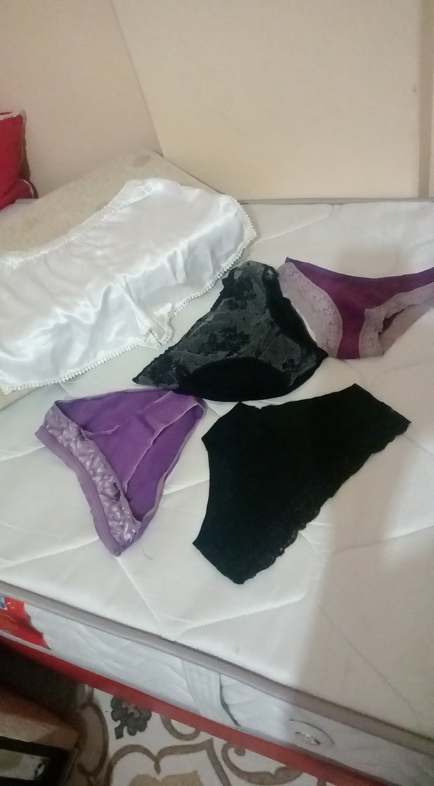 Kadın Mor ve Siyah Mini Rahat İç Çamaşırları - Görsel 3