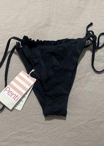Penti Siyah Minimal Bikini Alti