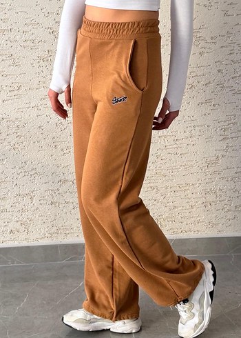 Kadın Kahverengi Rahat Kesim Eşofman - Görsel 4