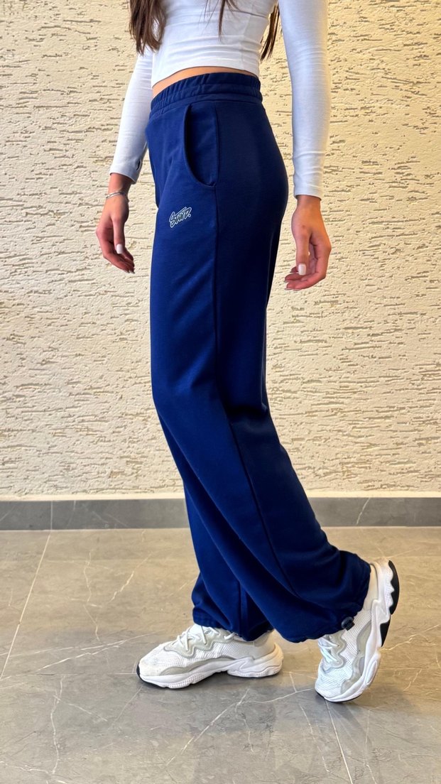 Kadın Lacivert Rahat Kesim Eşofman Altı - Görsel 4