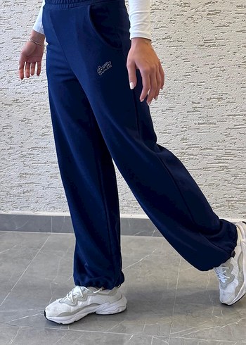 Kadın Lacivert Salaş Spor Eşofman - Görsel 2