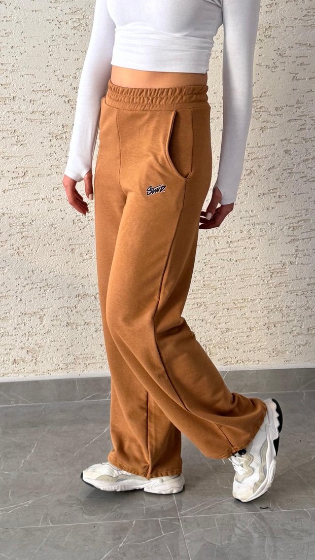 Kadın Kahverengi Rahat Kesim Eşofman - Görsel 3