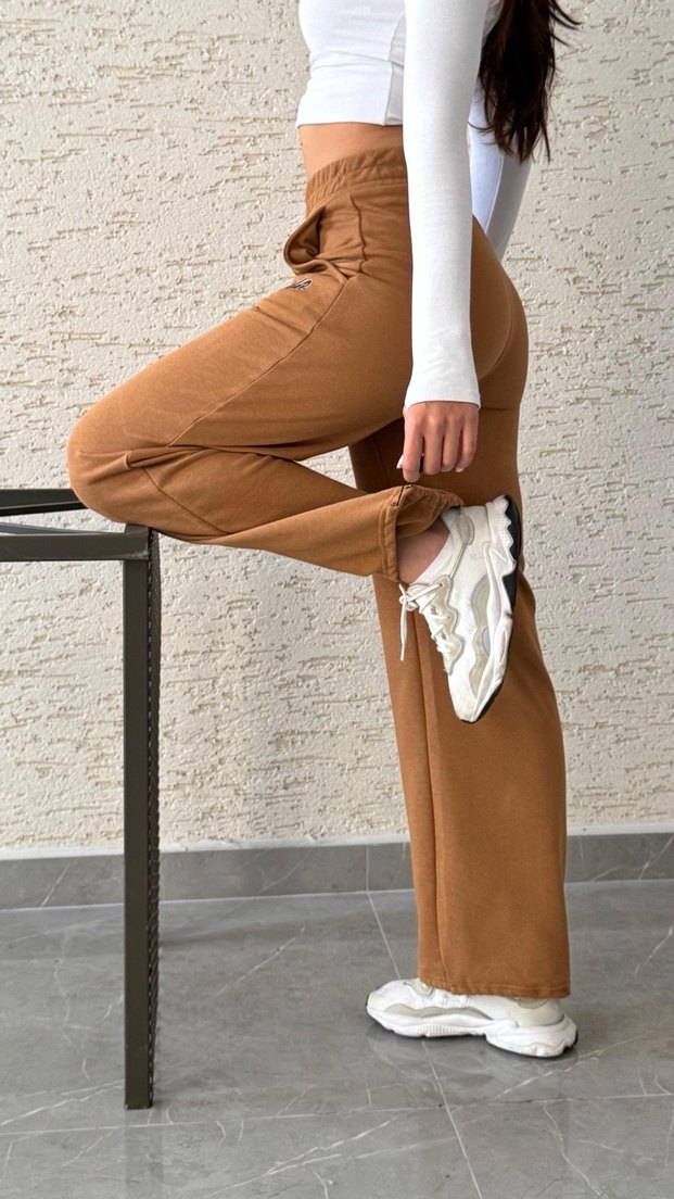 Kadın Kahverengi Rahat Kesim Eşofman - Görsel 2