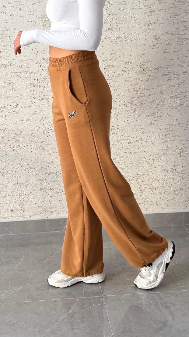 Kadın Kahverengi Rahat Kesim Eşofman - Görsel 4