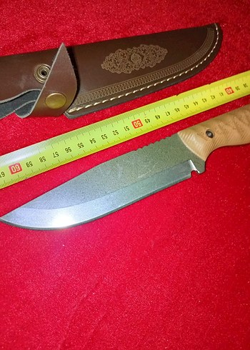 Camel Renkli Compact Kabze Kamp Av Bıçağı - Görsel 4