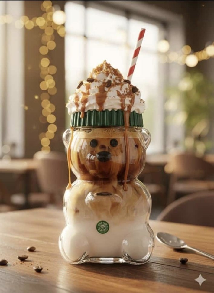 Goggy Bear  Yeşil Kapaklı Ayı Tasarımlı Renkli Bardak - Görsel 2