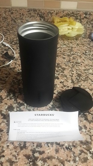 Starbucks çelik termos sifir