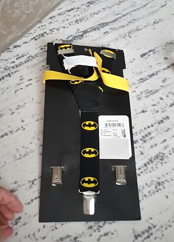 Batman pantolon askısı papyon