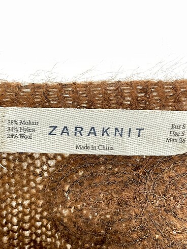 s Beden kahverengi Renk Zara Kazak / Triko %70 İndirimli.