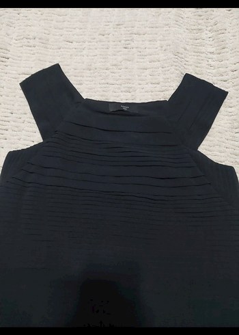 Siyah Pilili Uzun Kadın Abiye Elbise - Görsel 5