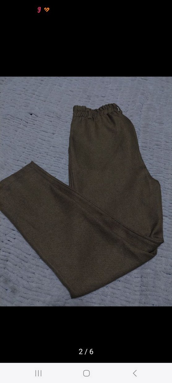 Rahat Kesim Kumaş Kadın Pantolon - Görsel 2