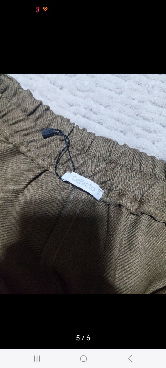 Rahat Kesim Kumaş Kadın Pantolon - Görsel 5